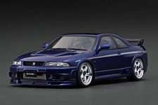 Ignition-Model Nissan Skyline GT-R 400r R33 BCNR33 RHD Deep Marine Blue 1:18