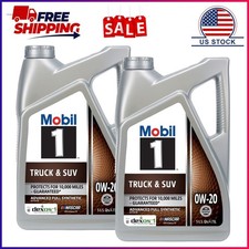 2 Pack, Mobil 1 Truck & SUV Full Synthetic Motor Oil 0W-20, 5 Quart 56.16 per gallon