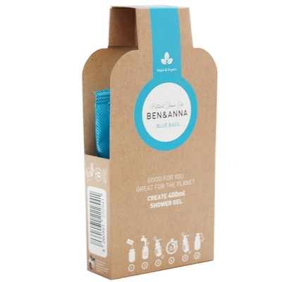 Ben & Anna Duschgel Flakes Blue Basil   40 g