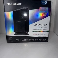 NETGEAR Nighthawk C7000v2 AC1900 Wi-Fi Cable Modem Router - Open Box pre owned 