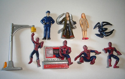 MARVEL SPIDER-MAN SPIDERMAN 2 FIGURINES SET - FIGURES COLLECTIBLES MINIATURES