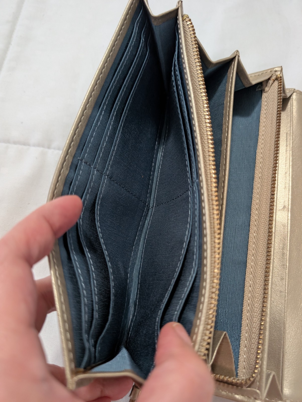 Authentic LANVIN COLLECTION Embossed Long Wallet - image 12