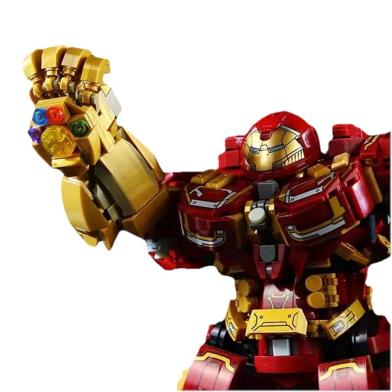2000+ piezas Juguetes Marvel Bloques de construcción Vengadores Iron Man Ladrillos Juguete Regalo de cumpleaños Foto 4 de 4