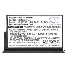 Battery for Insta360 One X5 P/N: CINSBAHA 2550mAh / 9.92Wh