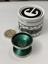 G2 GSquared Yoyos AL7 Wraith Bimetal Yoyo - Swamp Spark - Mint - With Coin