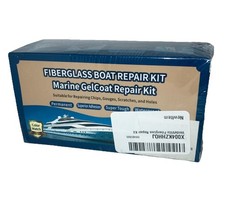 Fiberglass Gel Coat Marine Boat Repair Kit Color Match Fixes Holes Cracks Pits