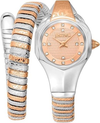 Just Cavalli Women's JC1L270M0065 Snake Amalfi  Two Tone Quartz Watch