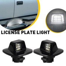 2pc Led License Plate Light Tag Lamps For 1992-1999 Chevy Suburban Ck 1500 2500