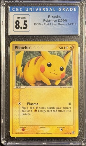 Pikachu graded CGC 8.5 for sale on eBay