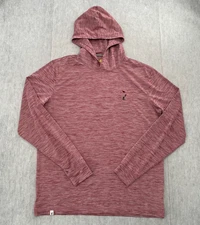 Johnnie O Talon Hoodie Adult Medium Red Pullover FSU Golf Performance UPF Mens M