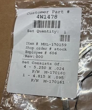CATERPILLAR 4W-1478: 122.30mm Outer Diameter Metal Seal Ring thumbnail 3
