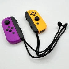 Nintendo Joy-Con Pair Purple/Orange HAC-015/HAC-016 w Straps (CP1021038)