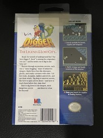 Digger T. Rock: The Legend of the Lost City Nintendo NES Sealed