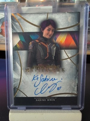 Sabine Wren Auto 04/25 Natasha Liu Bordizzo Masterwork 2025 Topps Star Wars