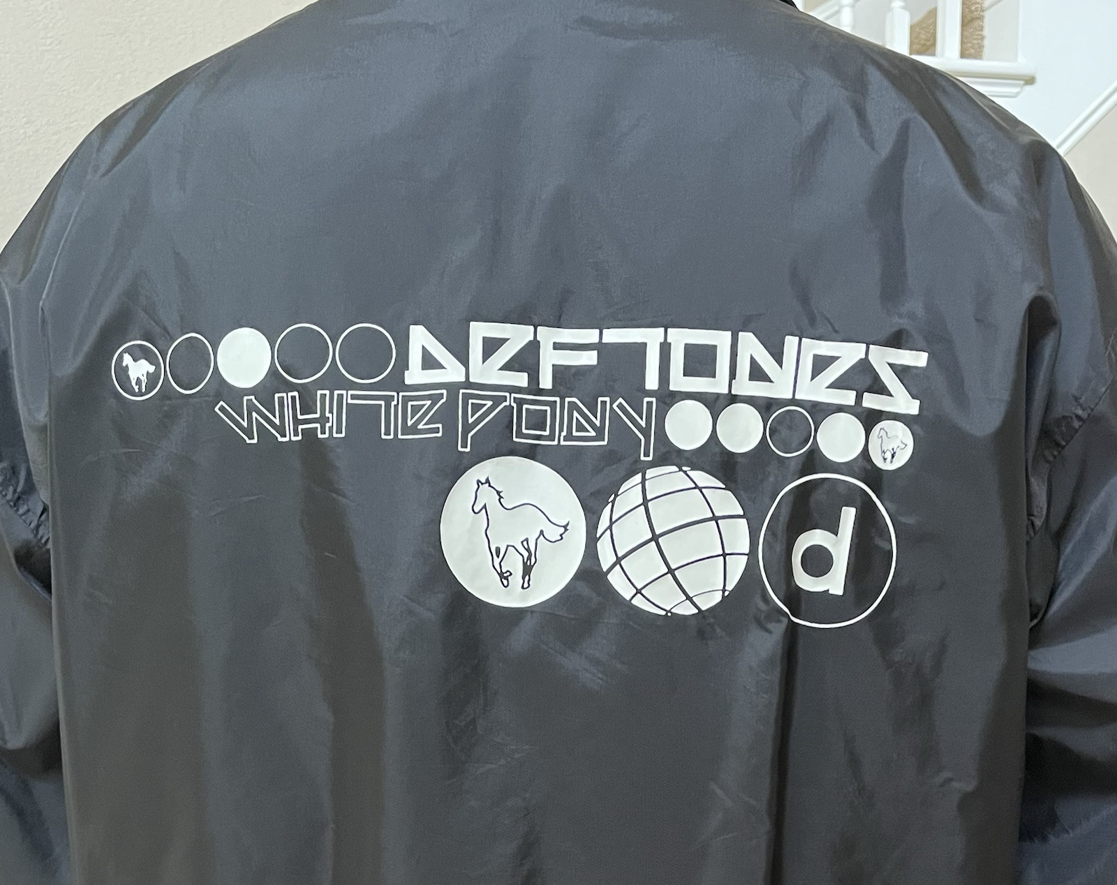Giacca a vento Deftones White Pony vintage XL