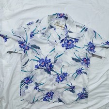 Vintage Genuine Helena  s Hawaii USA Aloha Men  s Button Down XL Lightweight