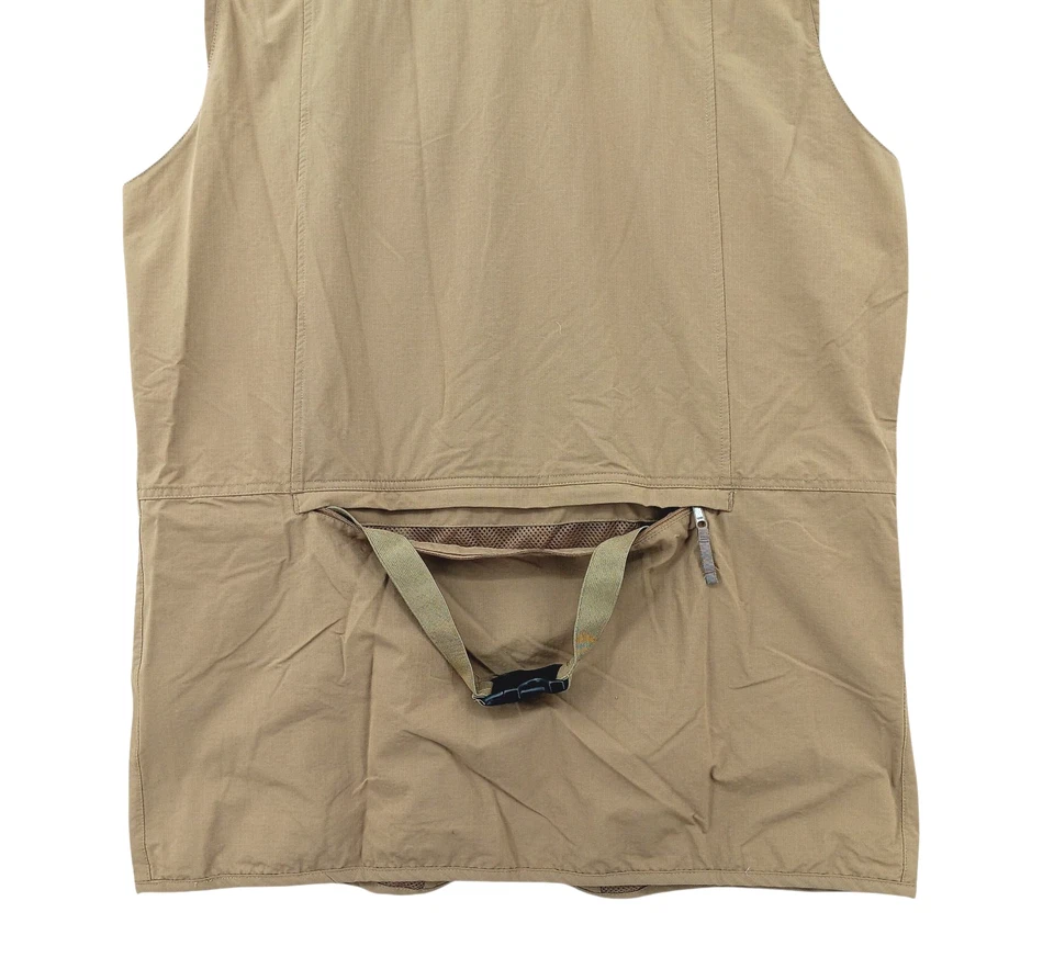 Beretta x NRA Shooting Vest Mens Medium Brown Nylon Cargo Pockets Hunting 44x30 - Image 4 of 4