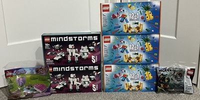 LEGO Lot of 5 Sets 40413, 40411 New/Sealed w/2 Polybags Mindstorms 12in1 GWP 