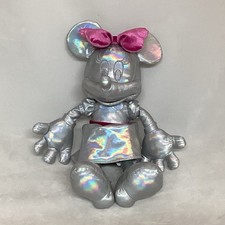 Disney Iridescent Minnie Mouse 100 Years Platinum Anniversary 12  Plush Toy
