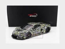 1:18 TRUESCALE Corvette Z06 Gt3.R Sebring Test Car 2022 Top Speed TS0540 Model