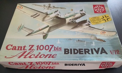 Supermodel Cant Z 1007bis Alcione Bideriva 1:72 Modellbausatz 10-006