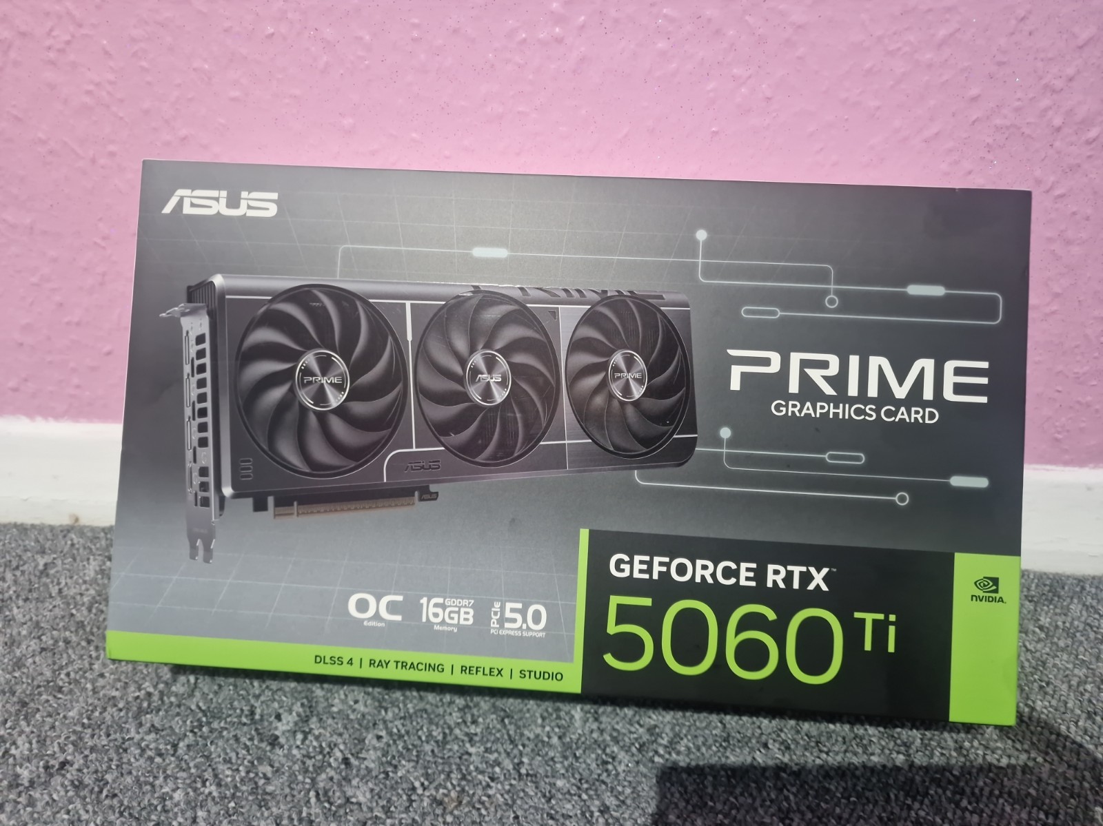 ASUS NVIDIA GeForce RTX 5060Ti 16GB GDDR7 OC Edition GPU New Sealed