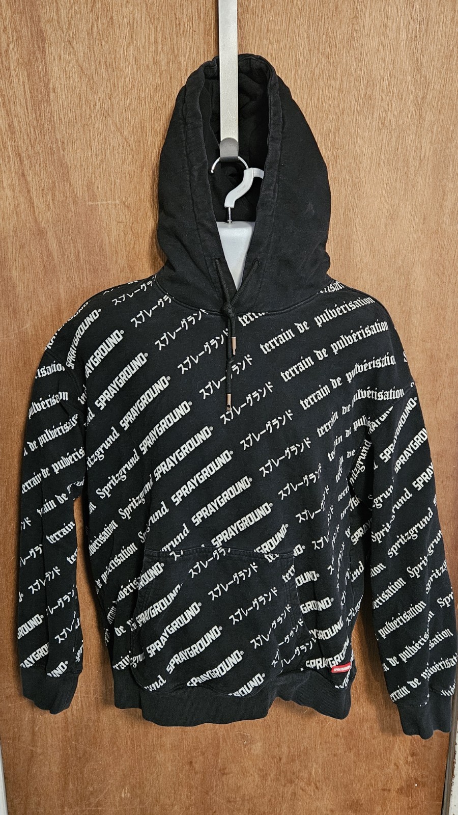 Sprayground Limited Edition Hoodie Size Medium All Over Print