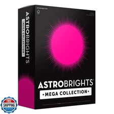Astrobrights Mega Collection, Colored Paper, Bright Pink, 625 Sheets, 24 lb/8