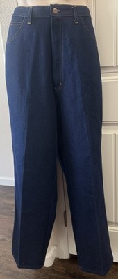 Vintage 70s Taylor Togs Mallard Duck Logo Mens Jeans 38x30 NWOT Expand Waist USA