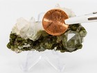 Green Epidote and Quartz Crystal Cluster Hakkari Turkey 59mm 38g H2090 — photo 2