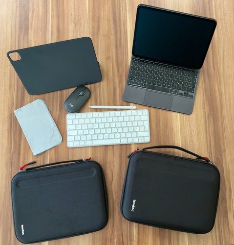 11" iPad Pro (M4) Wi-Fi 1 TB ze szkłem nanoteksturowym i pakietem akcesoriów - Zdjęcie 4 z 9