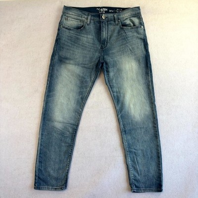Denizen Levi's 286 Jeans Herren W34 L29 Hellblau Fading Denim Slim Tapered Fit