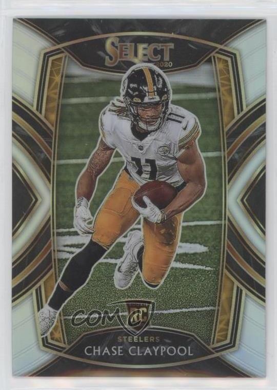 2020 Panini Select Club Level Silver Prizm Chase Claypool #270 Rookie RC 0ro1