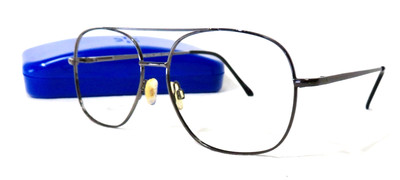 Modern Optical James Eyewear, 60-17 Gunmetal eyeglass frame