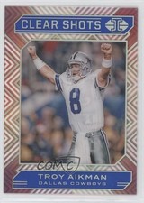 2020 Panini Illusions Clear Shots Sapphire Troy Aikman #19 HOF 11au