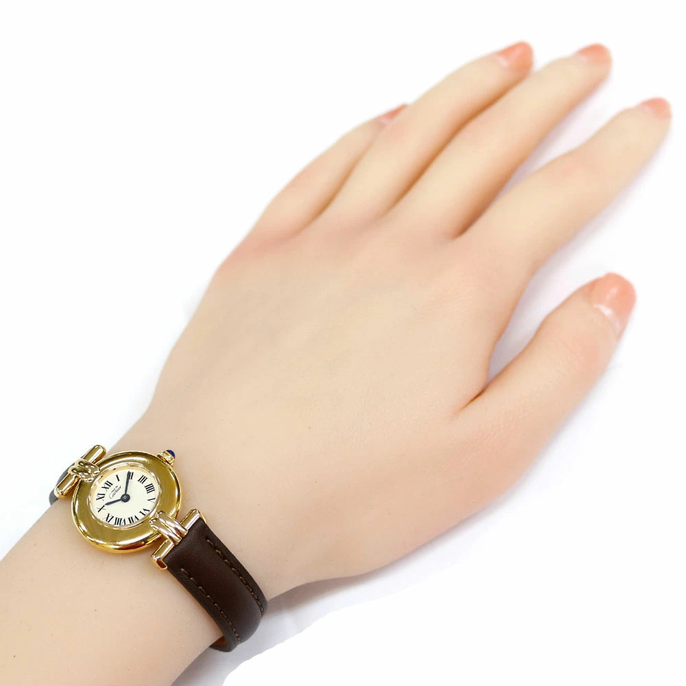 CARTIER Must Colise Watch CARTIER Silver 925 590002 Quartz Ladies CARTIER Used image 2