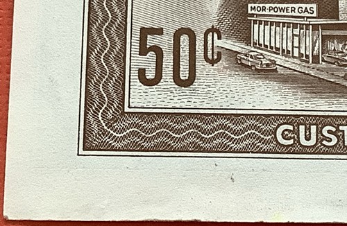 50c Miscut /Variety Cat In Station Note Canadian Tire Money M7 - Afbeelding 10 van 11