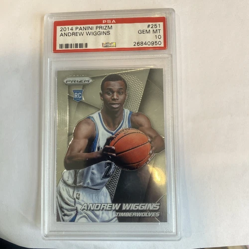 2014 Panini Prizm Andrew Wiggins RC  No. 251 PSA 10