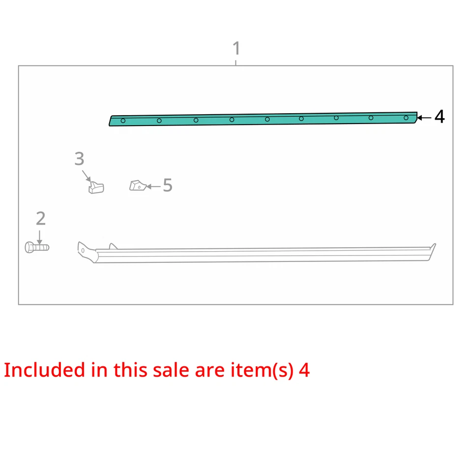 SE ADAPTA A LA BARRERA PONTIAC AZTEK 2001-2005 ASM FRT y RR S/D S 10423371 - NUEVO OEM Foto 2 de 3