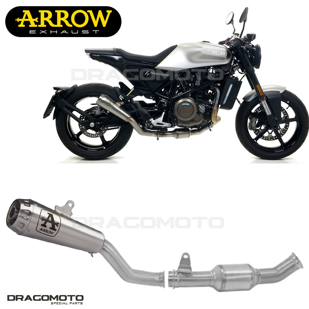 HUSQVARNA VITPILEN 701 2018-2019 Exhaust No Kat ARROW PRO-RACE Nichrom