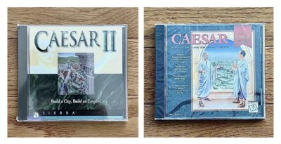 CAESAR II and CAESAR I  * Two PC Games * by Sierra  Brand New and Sealed