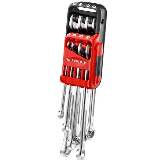 Facom 441.JV8GRPPB 441 XL OGV Grip 8pc Metric Combination Wrench Set 6 point - Image 3 of 4