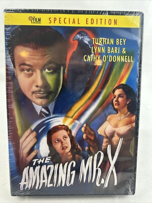 THE AMAZING MR. X - 1948 AKA The Spiritualist DVD 2021 Film Noir
