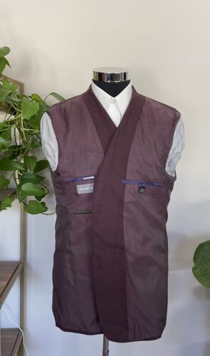 Michael Kors Mens Two Button Unstructured Blazer Wool Sport Coat Jacket Size 44L - Picture 7 of 10