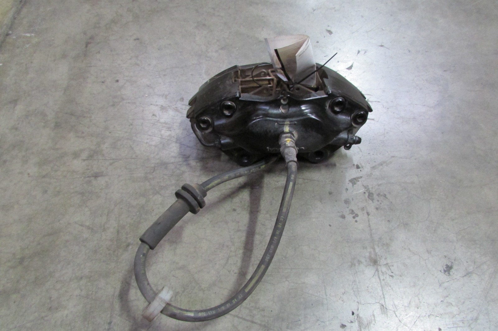 Maserati Coupe, Spyder LH, Left Rear Brake Caliper, Painted Silver P/N 387201111