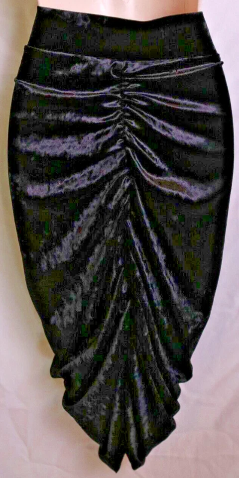 Falda lápiz ceñida al cuerpo midi de terciopelo ceñido tórrido para mujer talla grande 2X nueva con etiquetas Foto 2 de 3