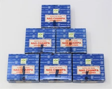 NAG CHAMPA Original Incense Cones Bulk 6 x 12 (72) Wholesale Lot Satya Sai Baba