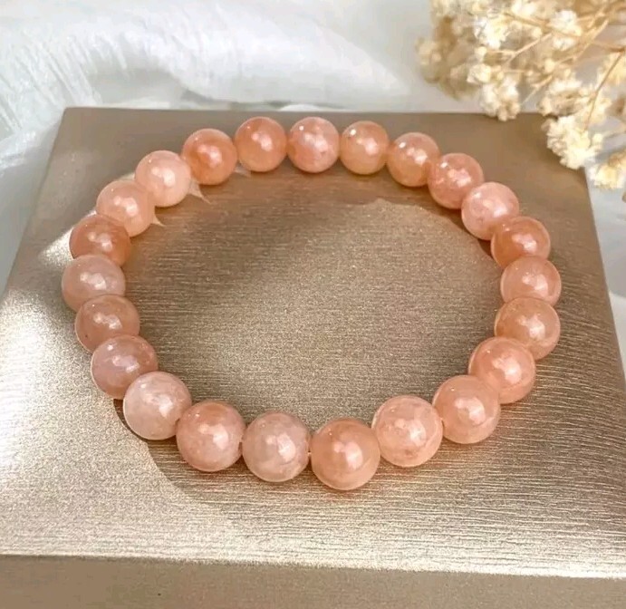 ☀️ "Reichtum" Sonnenstein Armband 8 mm Heilstein Armband☀️