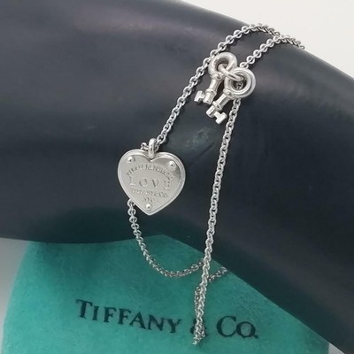 Love Heart Tag Key Bracelet Tiffany 