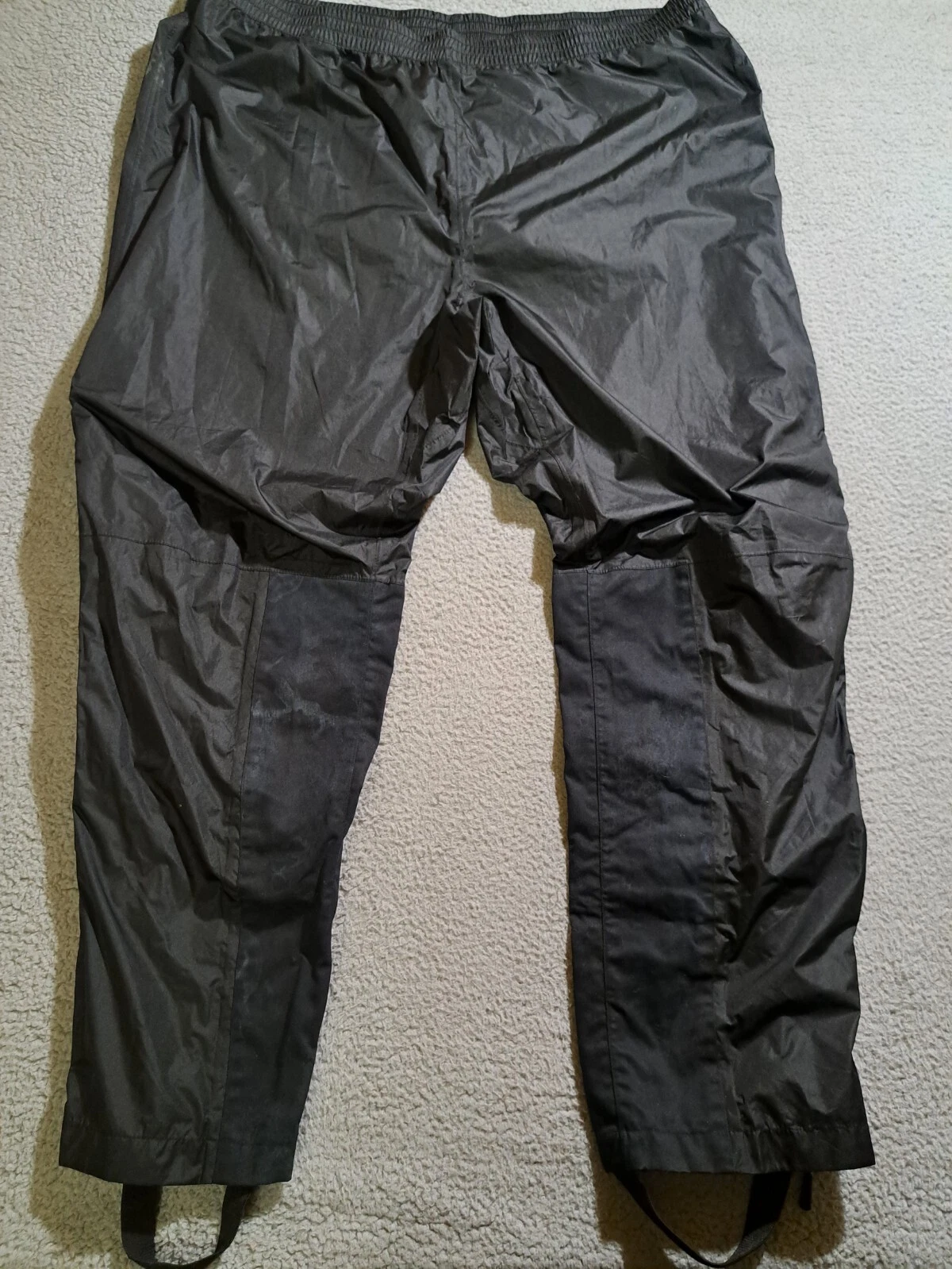 Harley Davidson Men’s Black Lightweight Rain Windbreaker Pants / Size 2XL